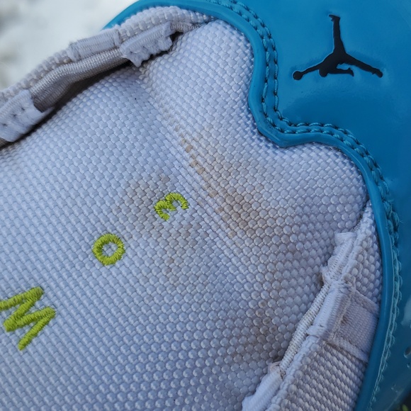 Air Jordans 6 Rings "Blue Fury Cyber Pink" Men's Size 8 - Picture 15 of 16